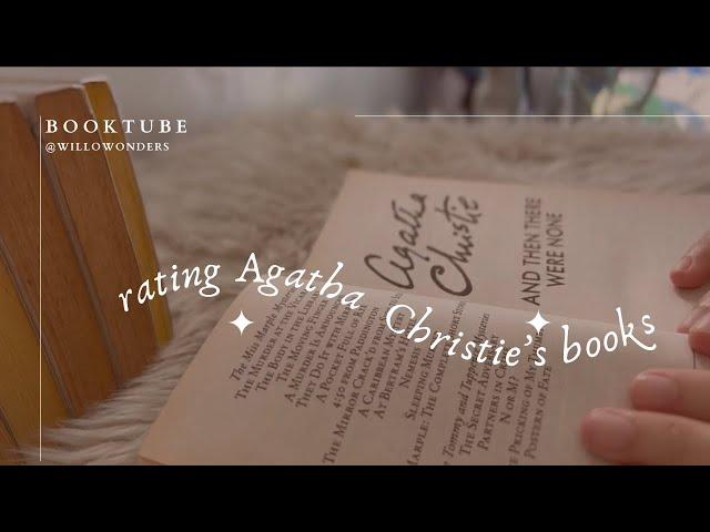 reading 24 Agatha Christie's books and rating them all as a mood reader #booktube