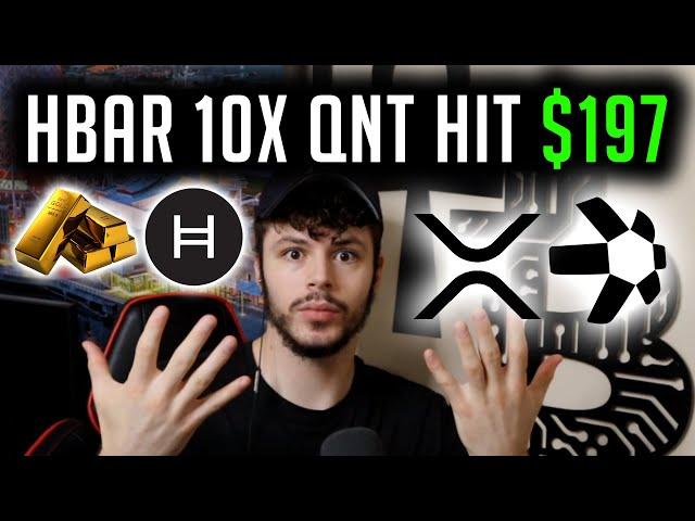 HBAR 10X, QNT HIT $197, RIPPLE XRP NEWS TODAY & MORE