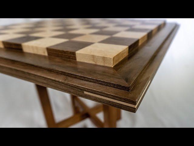 Making a Chess Board with a Stepped Frame (and a BIG MISTAKE!)