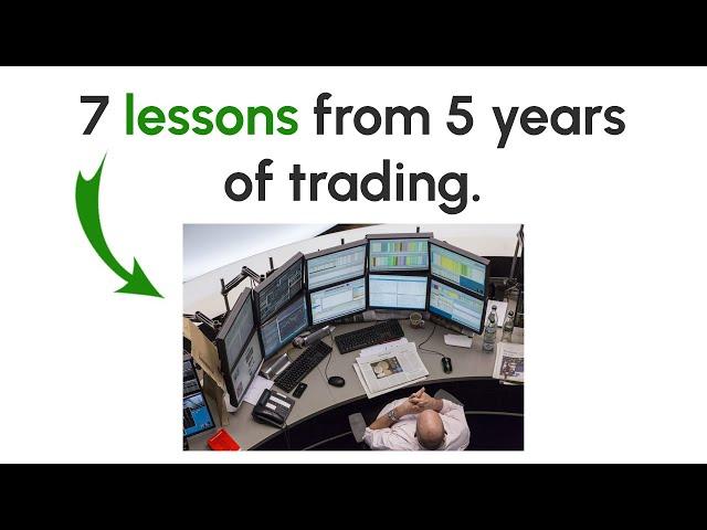 5 years of brutally honest systematic trading advice in 13 minutes.