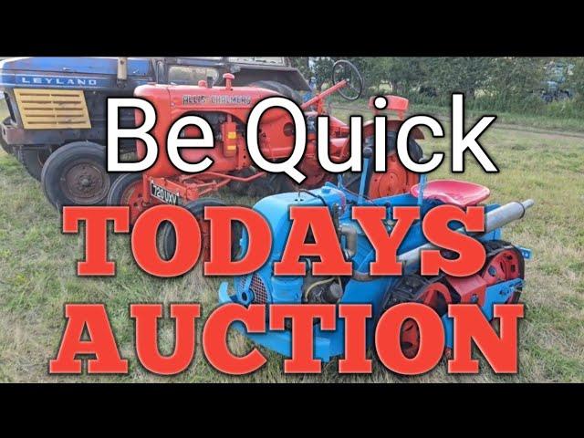 Farm Auction. Today Barry L Hawkins auctioneers
