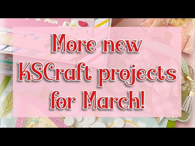 KSCraft March projects part 2 ~ embellishment book, bathtub shaker, and purse bag toppers!