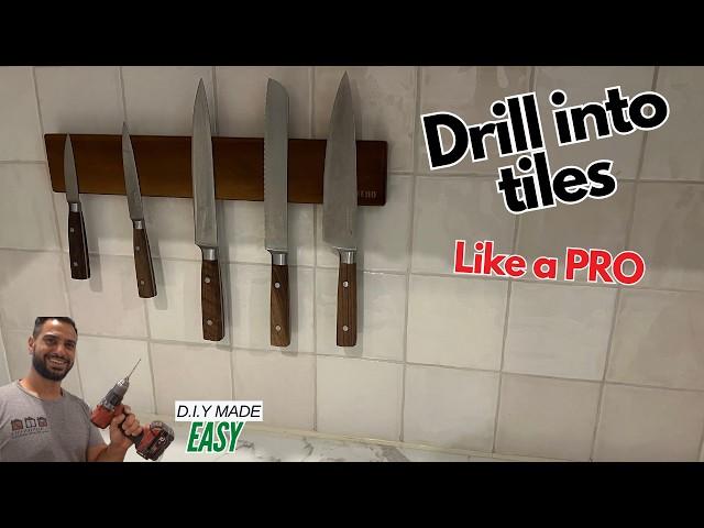 How to Drill and attach things to Tiles like a Pro