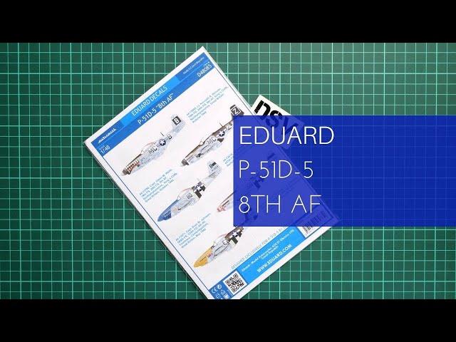 Eduard 1/48 P-51D-5 Decals (D48085) Review