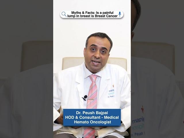 Myths & Facts: Is a painful lump in breast is breat cancer? | Dr. Peush Bajpai | MH Delhi