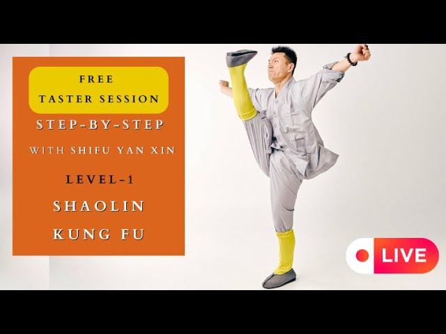 Shaolin Kung Fu Level-1| Step-by-Step with Shifu Yan Xin - Train like a True Shaolin Warrior at Home