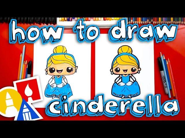 How To Draw Cute Cinderella Kawaii