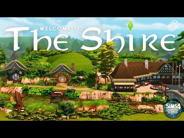  I built The Shire (LOTR) in The Sims 4 - Speedbuild with Voice Over