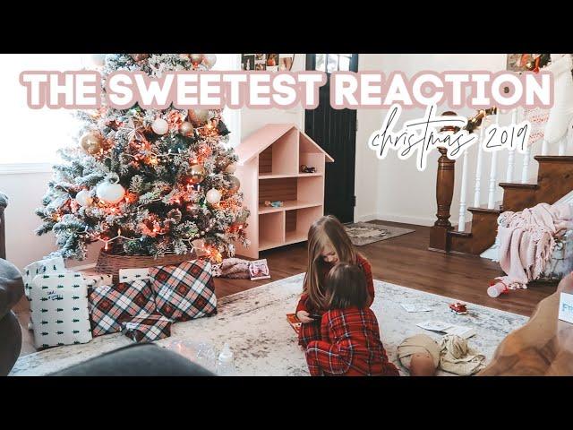 I LOVE HER REACTION! CHRISTMAS MORNING WITH TWO TODDLERS 2019