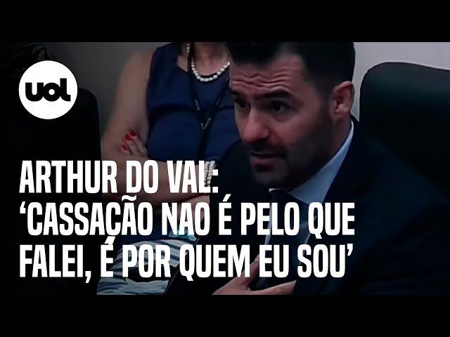 Arthur do Val sobre pedido de cassação: 'Todos aqui me odeiam'; veja fala na íntegra