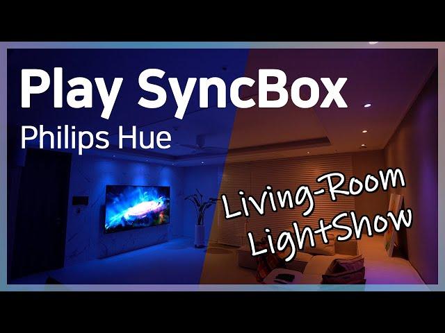 Living-Room Light Show with Philips Hue : Dolby Atmos Demo Video