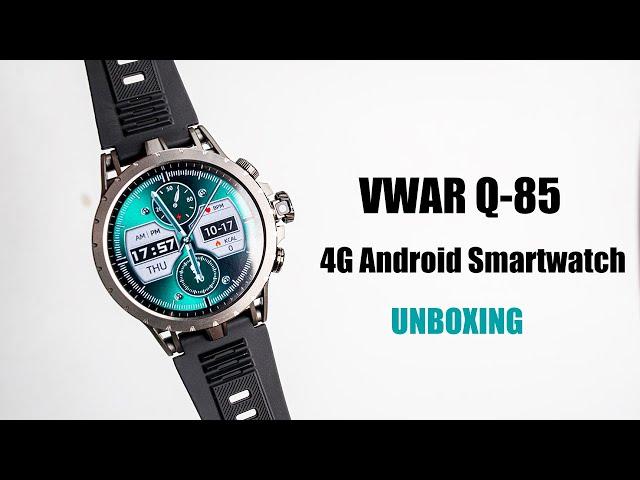 VWAR Q-85 4G Android Smart Watch Unboxing- 1.43" AMOLED Screen, Rotating Camera GPS/WIFI/Google Play