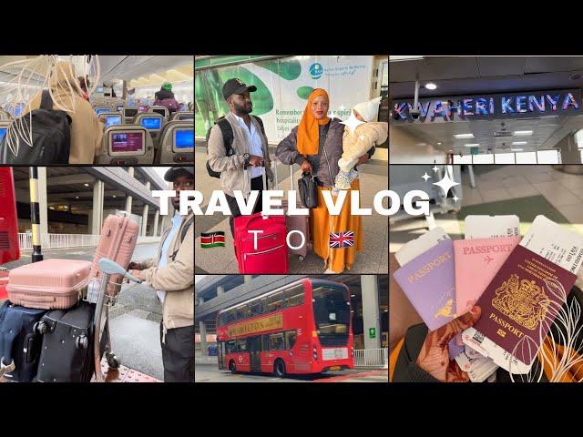 TRAVEL VLOG:My first International flight️️KENYA TO UK