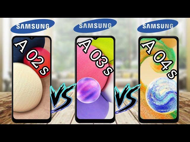 Samsung Galaxy A02s Vs Galaxy A03s Vs Galaxy A04s