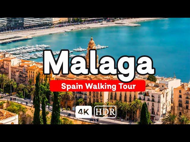 Malaga Spain [4K]   Explore Pablo Picasso's Birthplace  - Spain 4k Walking Tour 2024