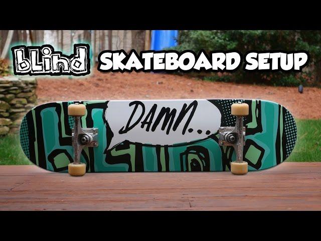 BLIND SKATEBOARD UNBOXING AND SETUP!