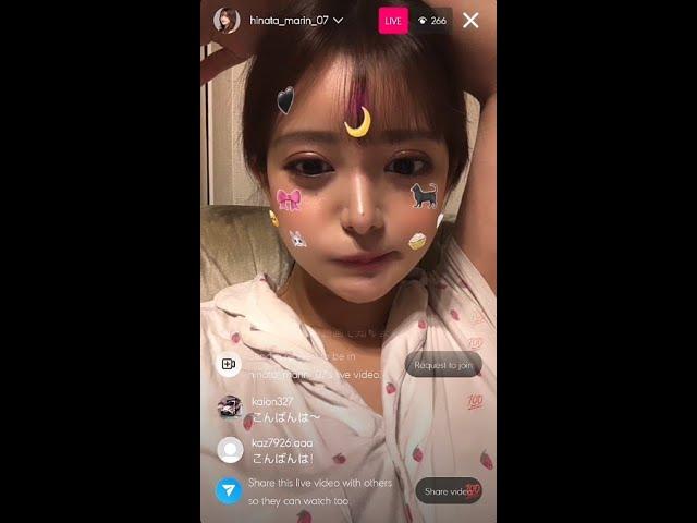 Hinata Marin instagram live 271023