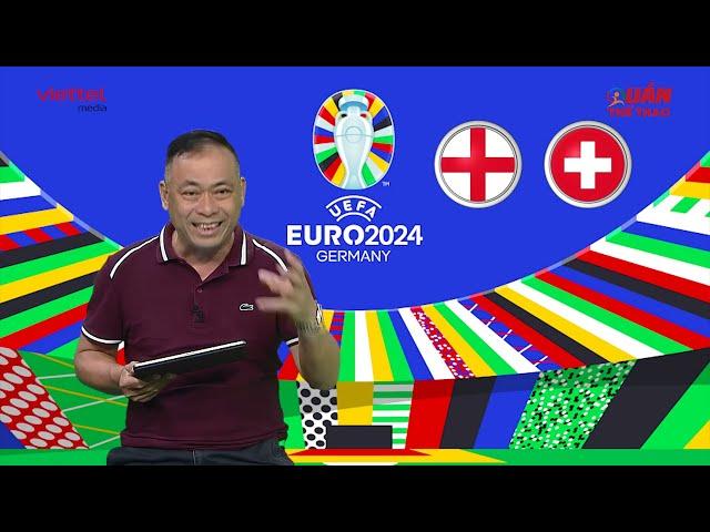 BÌNH LUẬN EURO 2024 : ĐT Anh vượt khó trước Thuỵ Sĩ, Hà Lan đôi công với Thổ Nhĩ Kỳ | BLV Quang Tùng