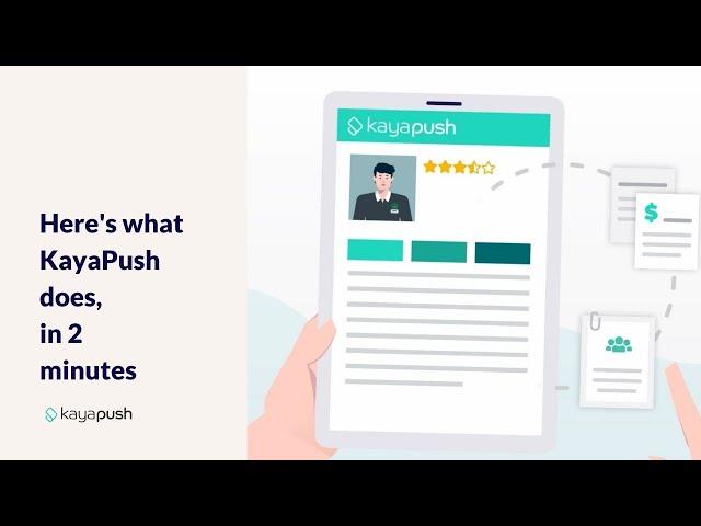 KayaPush overview in 2 minutes.