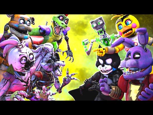 [SFM FNaF] Shattered Security Breach vs Super Heroes