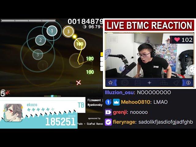 BTMC REACTS TO WHITECAT VS EKORO CORSACE CLOSED MATCH