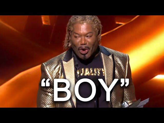 Christopher Judge (Kratos) says "Boi" in his speech