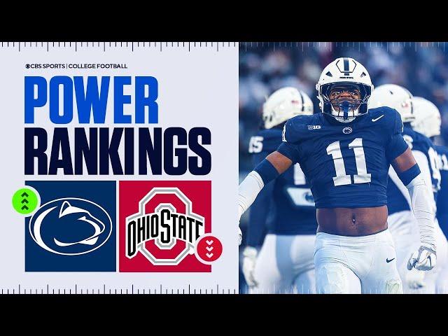 College Football Power Rankings Week 15: Penn State CRACKS Top 3, Ohio State TANKS with rough loss