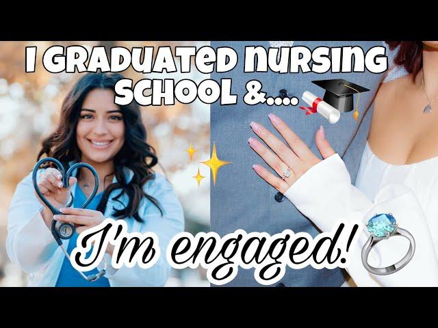 Life/Vlogmas Update: I Graduated Nursing School & I'M ENGAGED!