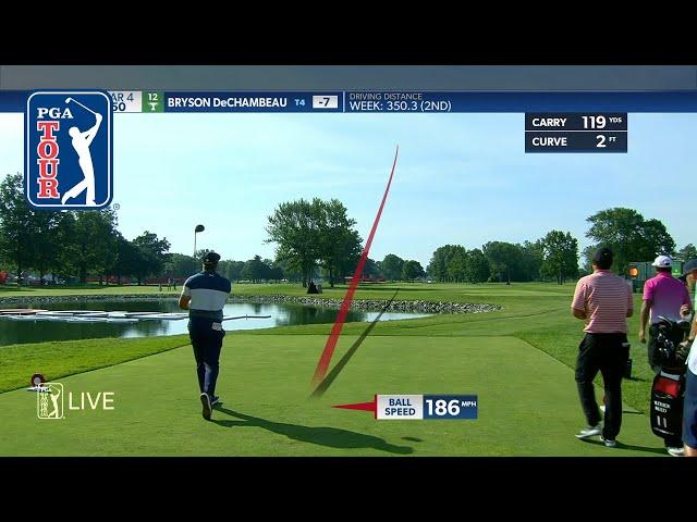 Bubba Watson and Bryson DeChambeau hit monster drives at Rocket Mortgage