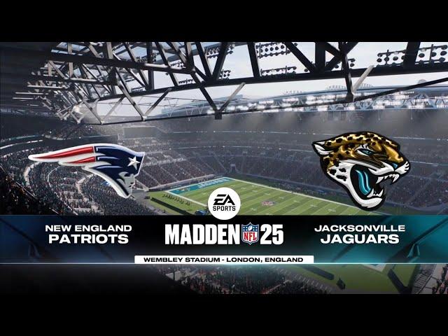 Patriots vs Jaguars Week 7 Simulation (Madden 25 PS5)