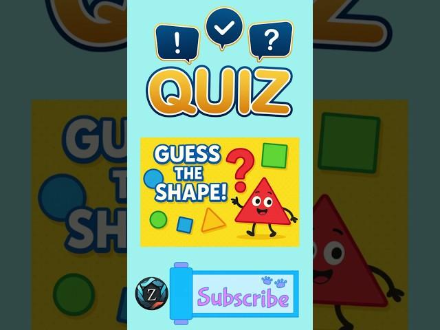 Can You Guess These Shapes?  | Fun Kids Quiz | Learning Shapes for Toddlers & Preschoolers!