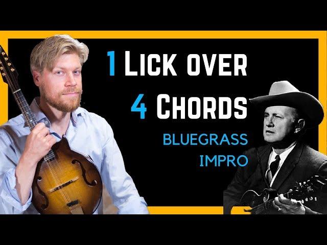 Bluegrass Licks Mandolin Lesson - Expand your vocabulary for improvisation