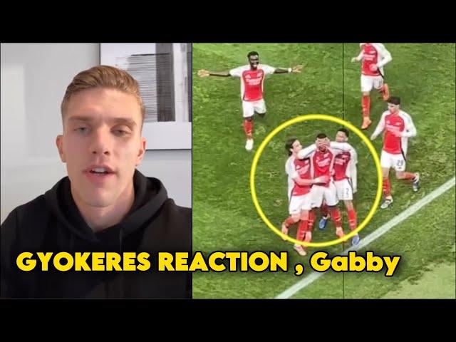 Gyokeres Shocking Reaction to Gabriel Magalhães After Hitting his Celebration, Arsenal vs Sporting