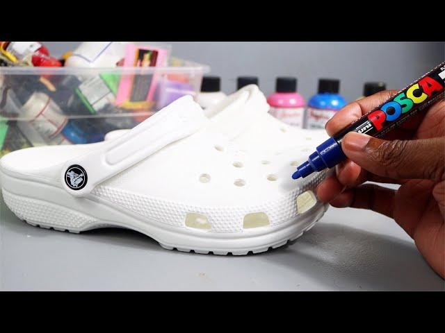 How To Customize Crocs With These EASY STEPS!  (SIMPLE)