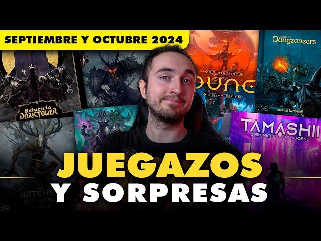 JUEGAZOS Y SORPRESAS SEPTIEMBRE y OCTUBRE 2024 | Últimas Partidas | Juegos de Mesa