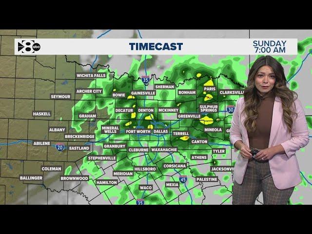 DFW Weather: Full weekend rain timeline - how much and when?