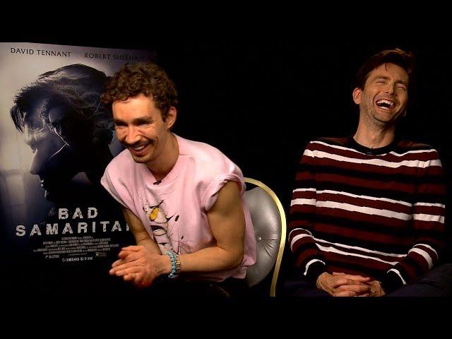 David Tennant & Robert Sheehan Talk BAD SAMARITAN: "He is a Monster!"