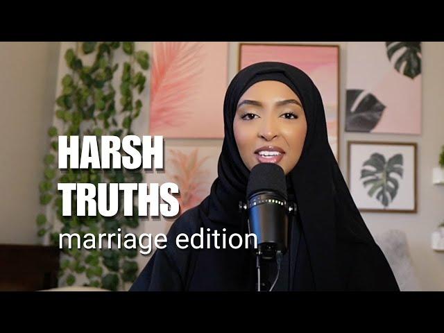 Truths About Marriage (sorry if I am being harsh)