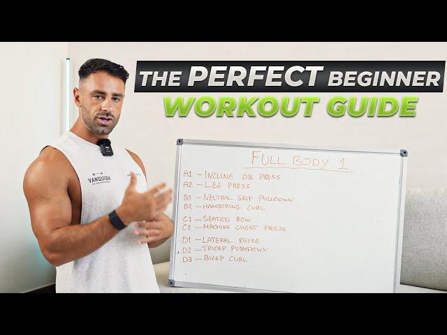 The PERFECT Beginner Workout Guide / Full Walkthrough to Build Muscle