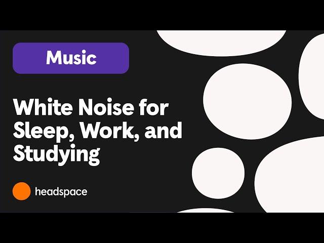 White Noise for Sleep, Studying, and Work: 1 Hour Soothing Soundtrack