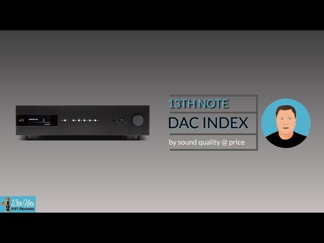 13th Note DAC Index (in 35 seconds)