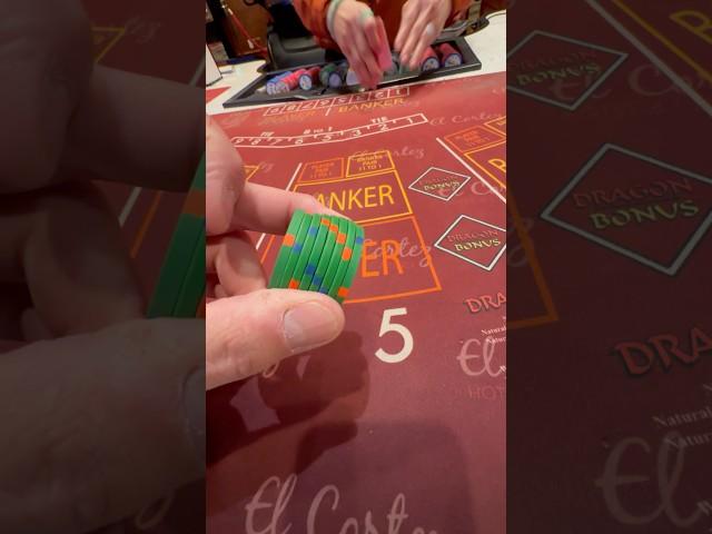 3 WINS in a row will make me RICH! #baccarat #gambling #casino