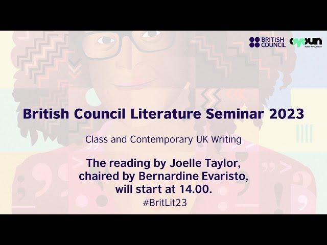 British Council Literature Seminar | Reading by Joelle Taylor