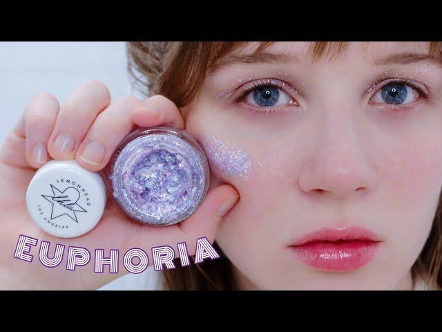 Testing Out HBO's Euphoria Glitters + Lemonhead LA honest review