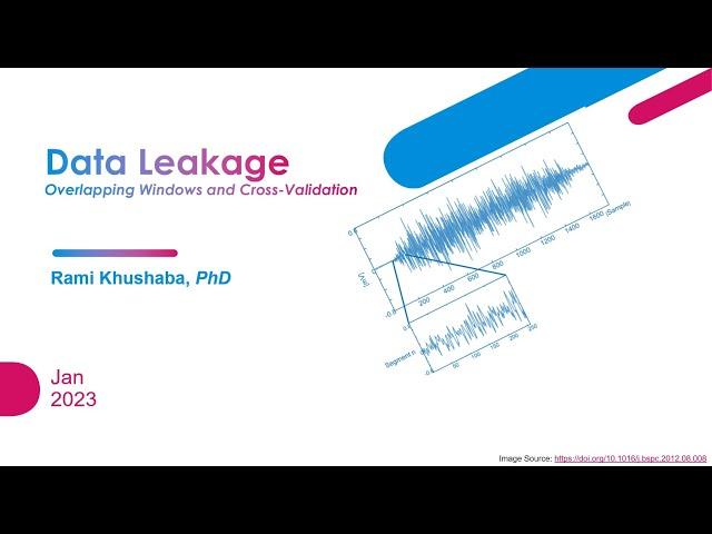 Data Leakage in Signal Pattern Recognition