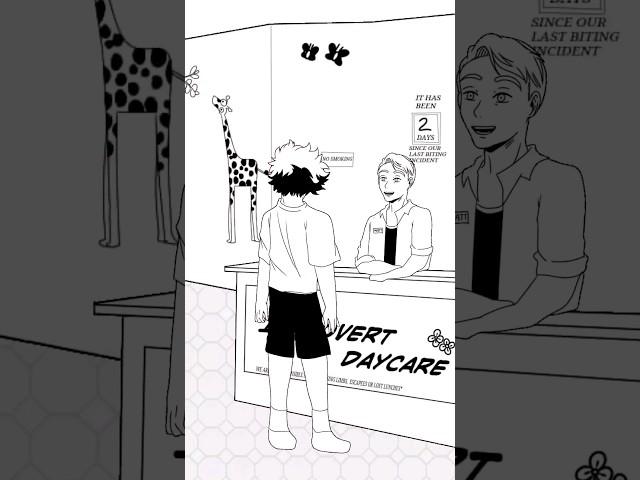 Anime Introvert daycare pt.1 #fyp #animatic #mha #fypシ #anime #funny #animation