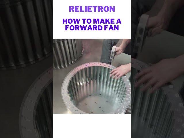 how to make a forward fan | @relietron   #shorts