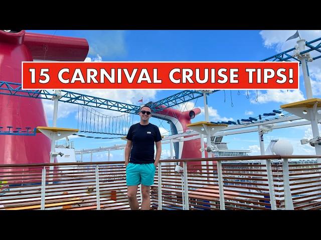 The 15 BEST Carnival Cruise Line Tips You MUST Know About!