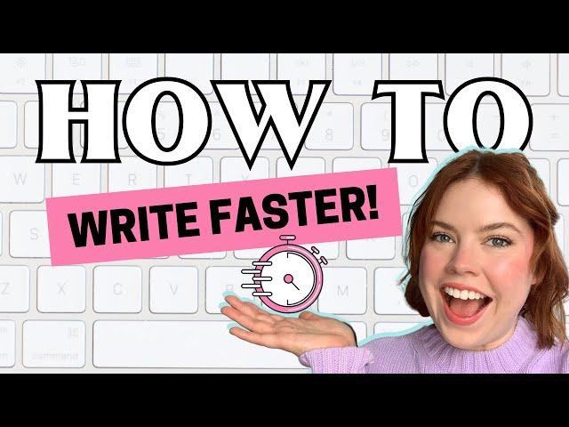 How to Write a Blog Post Faster: My Process for Writing Posts in an Hour or Less