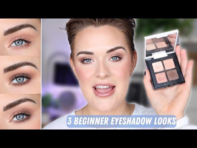 How To Use an Eyeshadow Quad | 3 Looks 1 Palette | Easy Eyeshadow Tutorial for Beginners